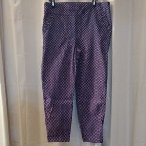Purple Polka Dot Capris